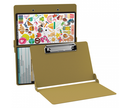WhiteCoat Clipboard® - Tactical Brown Child Life Specialist Edition